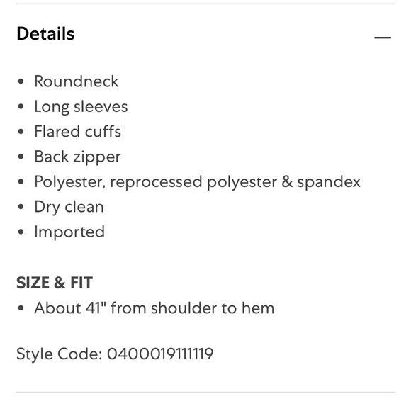 Calvin Klein Bell sleeve sheath dress Black Size 22
(Fits close to the body) EUC - Picture 3 of 8